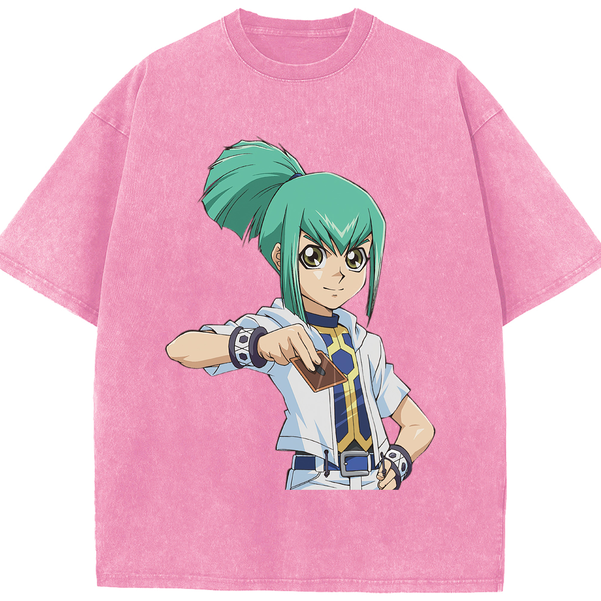 （画像用） 遊☆戯☆王 Yu-Gi-Oh! 綿100% ヴィンテージ風 半袖Tシャツ（フロントプリント）